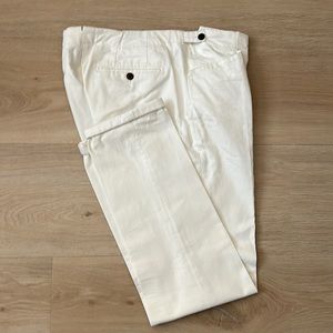 Suitsupply White Cotton Jort Chino (32”) (Gently Used)